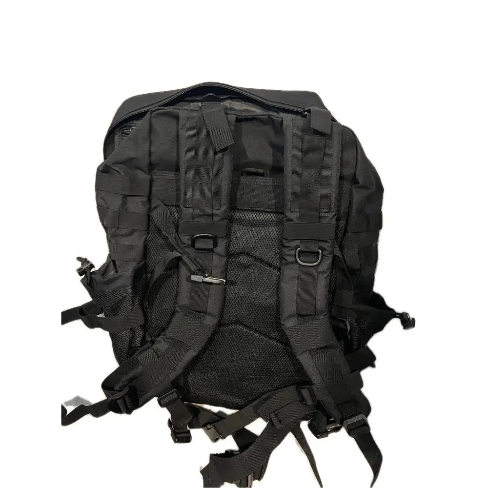 No Label Tactical Black Backpack Medium 26L